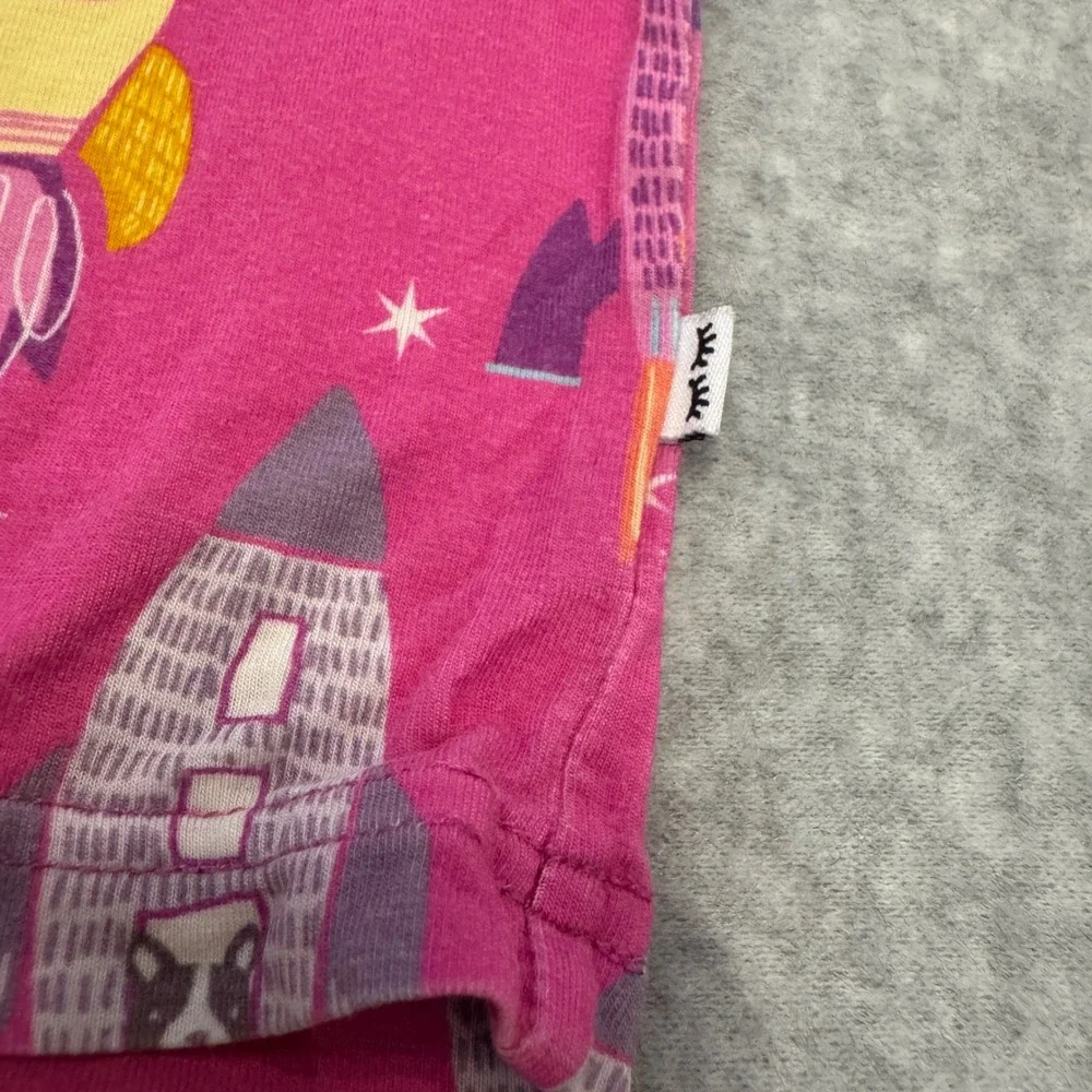 Little Sleepies 3T Pink Rocket Ship Bamboo Viscose Pajama Set Lunaluxe Space